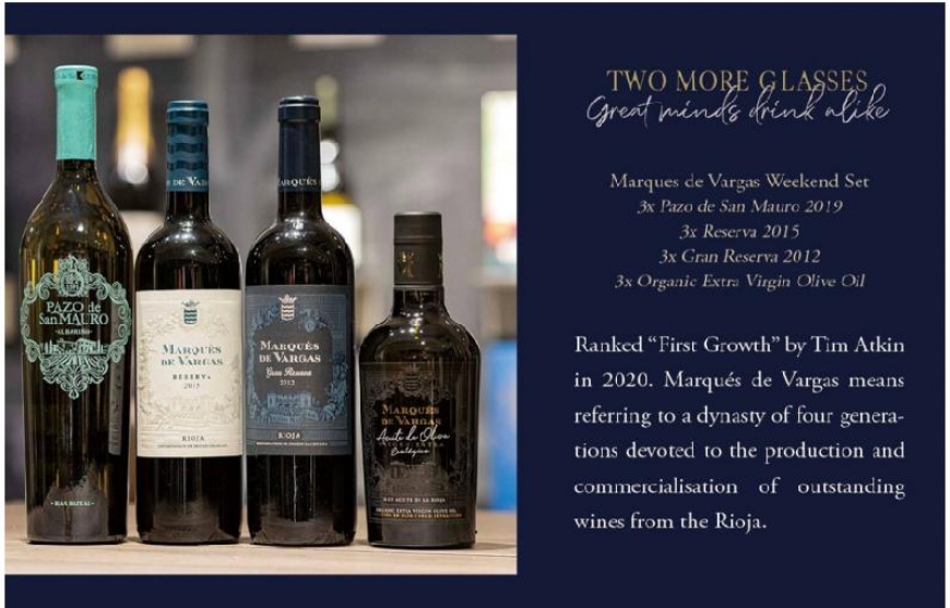 Marques de Vargas vinos de prestigio internacional con garantia Tim Atkin